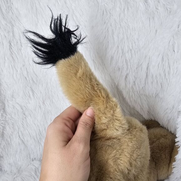 Vintage World Wildlife Fund Lioness 1985 Ear Tag 19" Lion Big Cats Rare - Picture 10 of 11